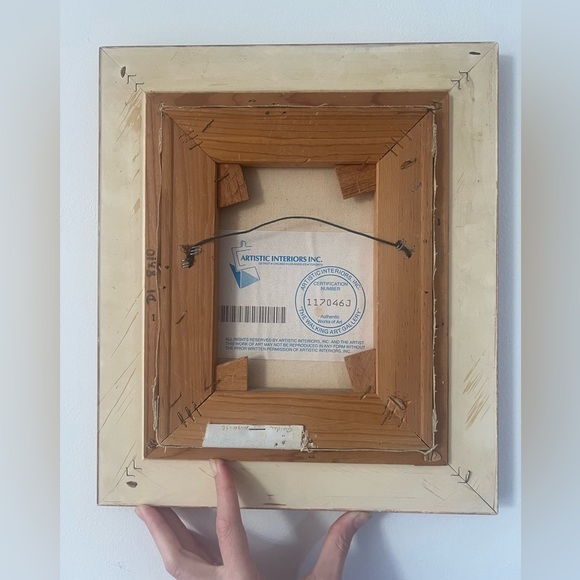 Original Oil Painting Nbele Bantu Girl 70s African Signed Fobis 12” x 14” - Picture 3 of 7